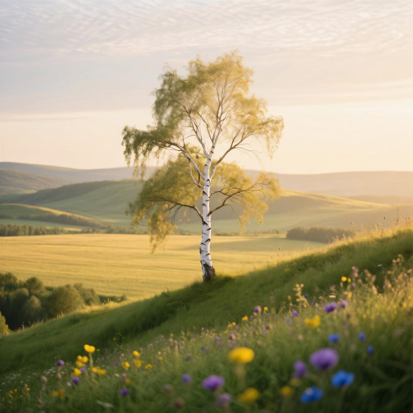 А береза плачет