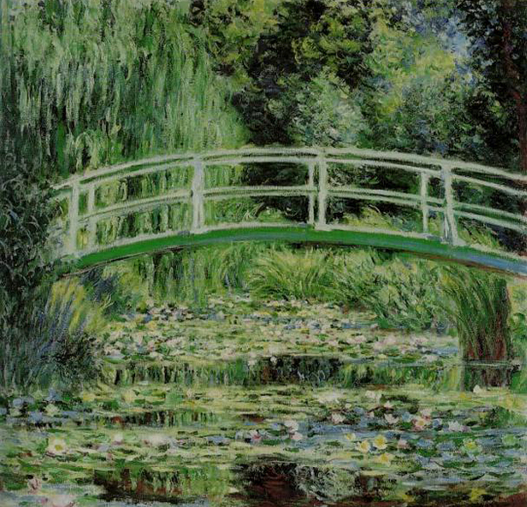 Белые лилии в Живерни. ЯС