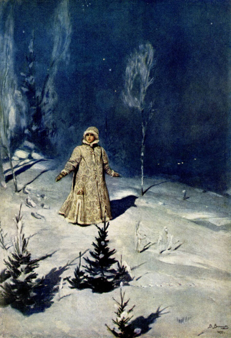 На картину В. М. Васнецова Снегурочка