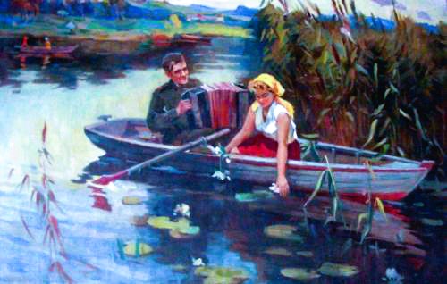 Стихи о Череповце. Лодочка - моторка