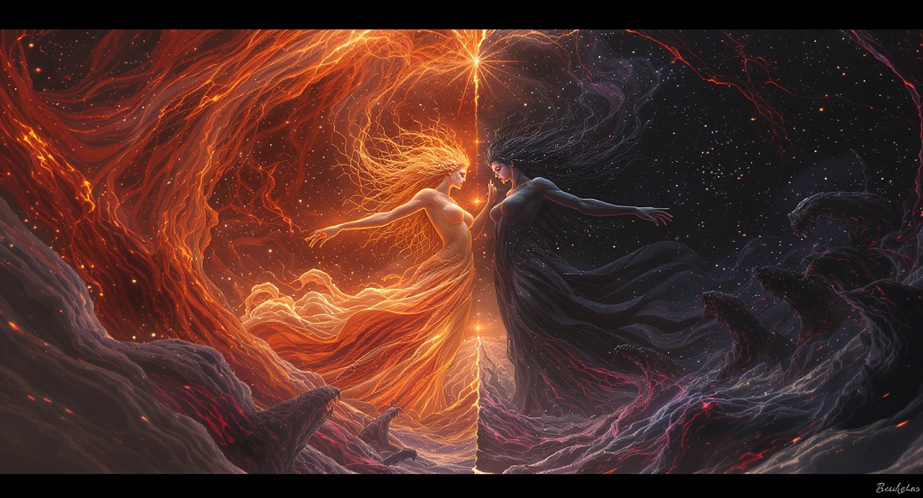 Пламя и Тьма - бессмертные сёстры