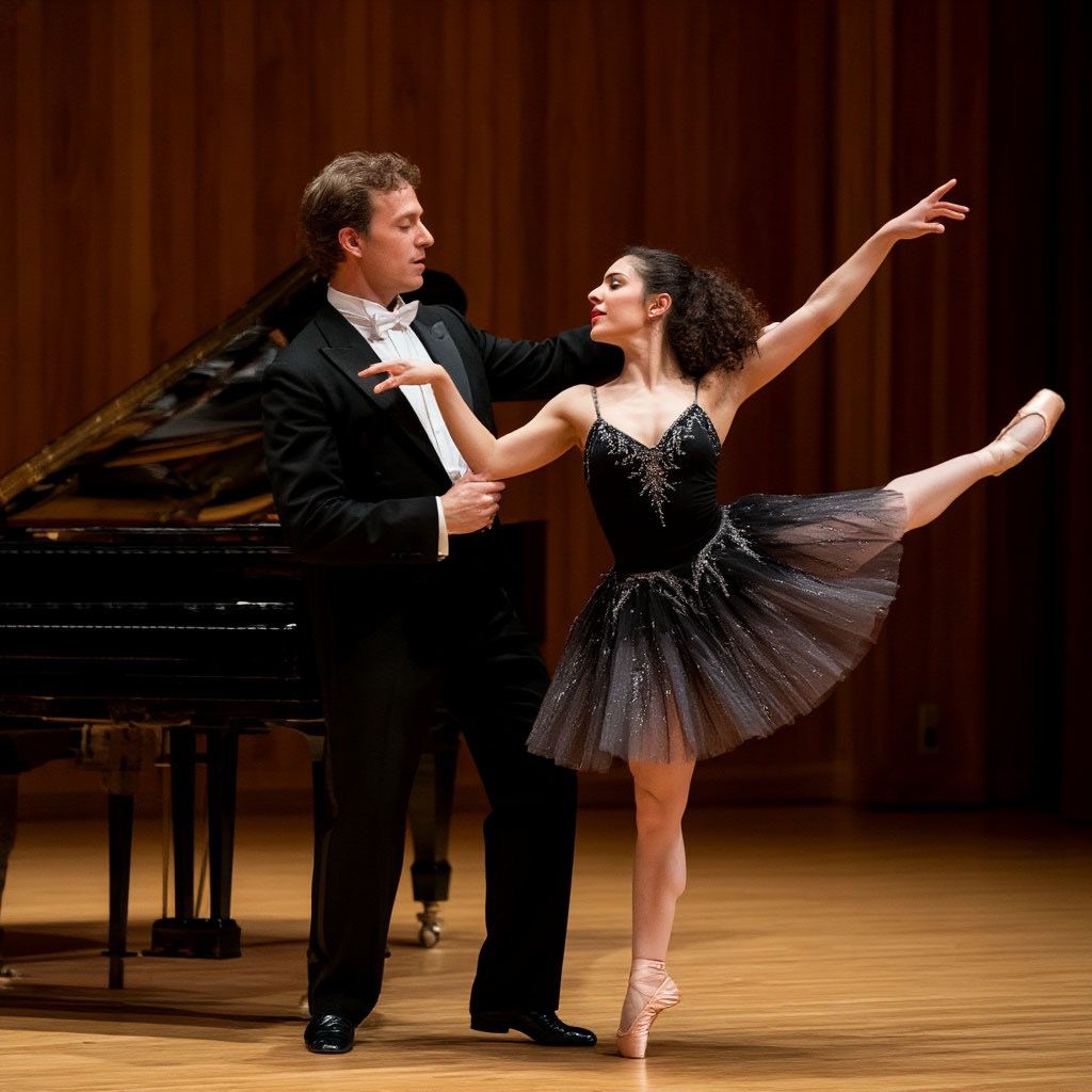 Композитор и танцовщица