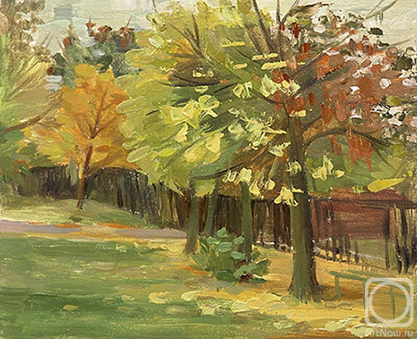 Осень в школьном дворе