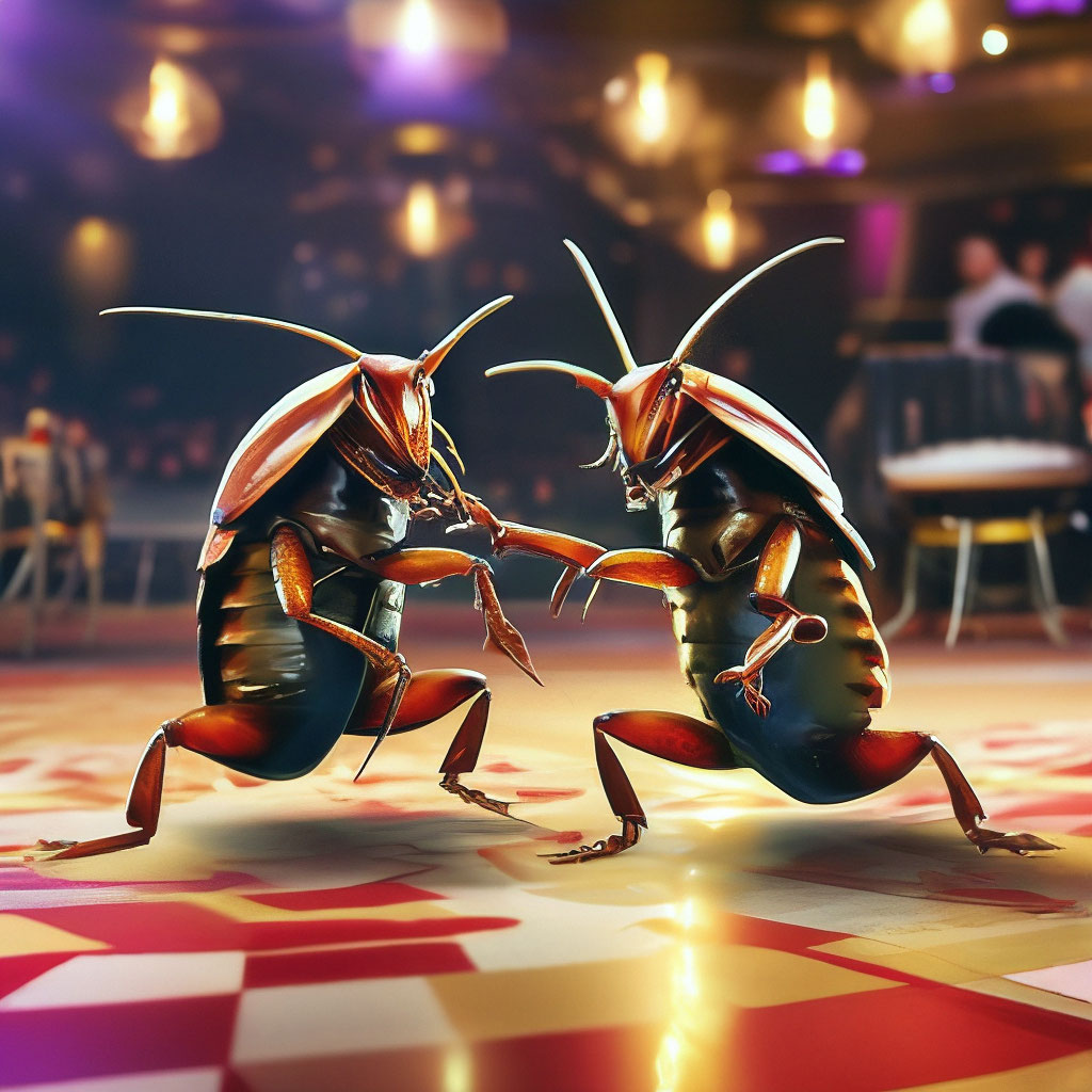 Раз поссорились два таракана...