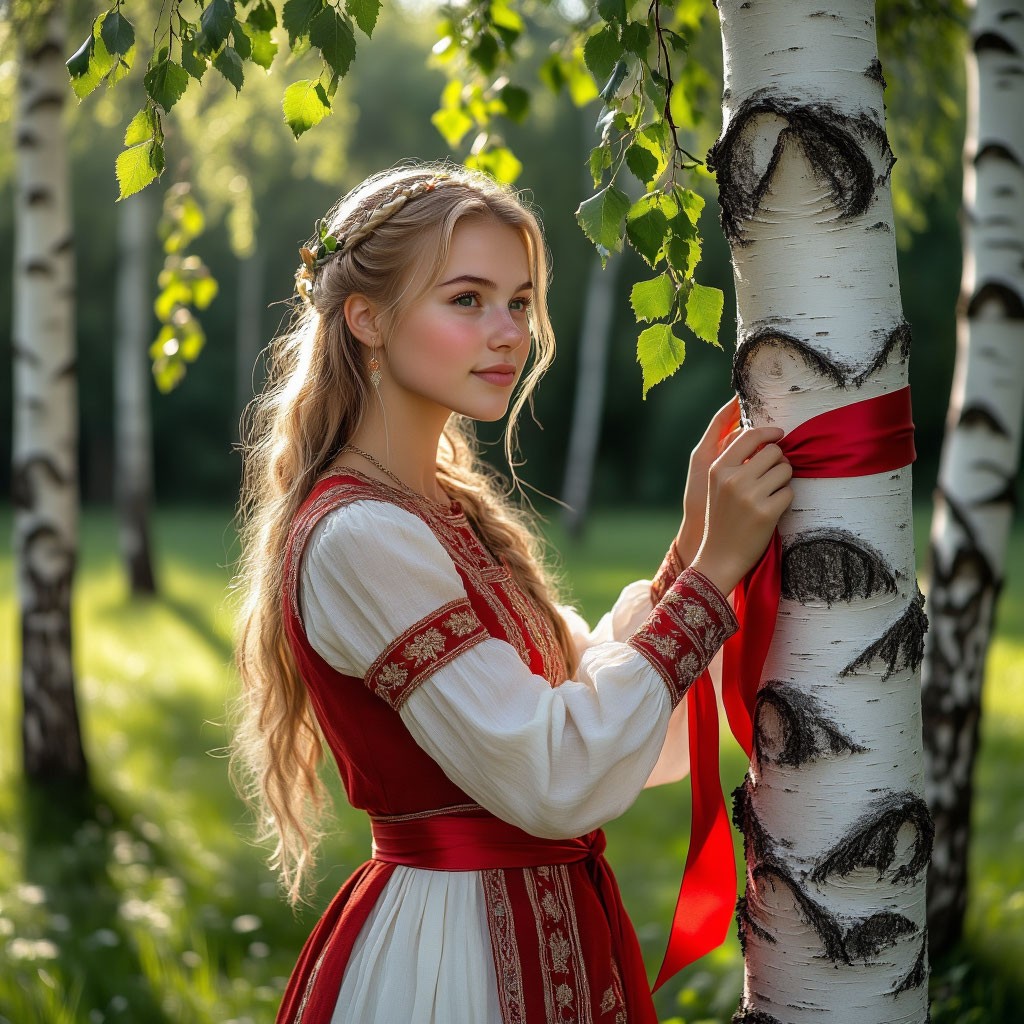 Ой, берёзка белая