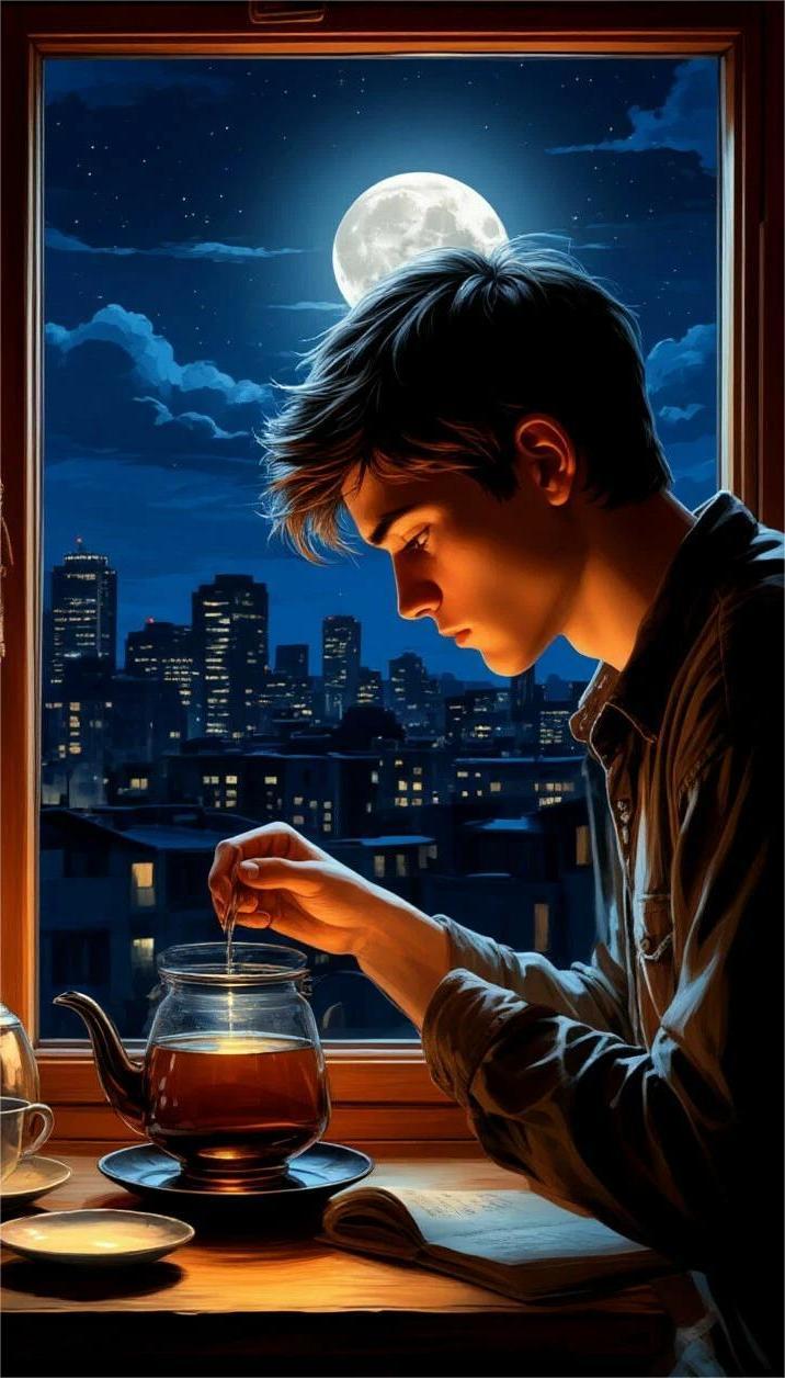 Распеленал пакетик чая...