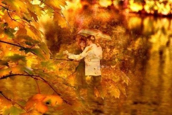 Над осеннею тропинкой