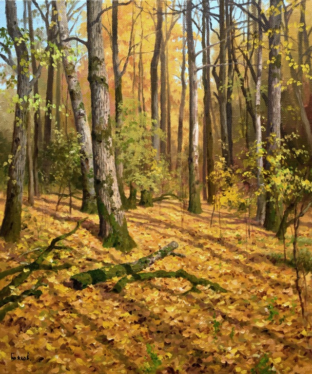 Пойду шуршать. Картина Романа Божкова