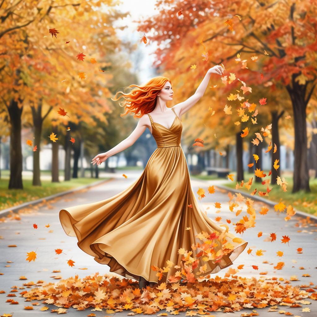 Я осень люблю за красивые краски