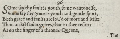 Сонет 96 Шекспир