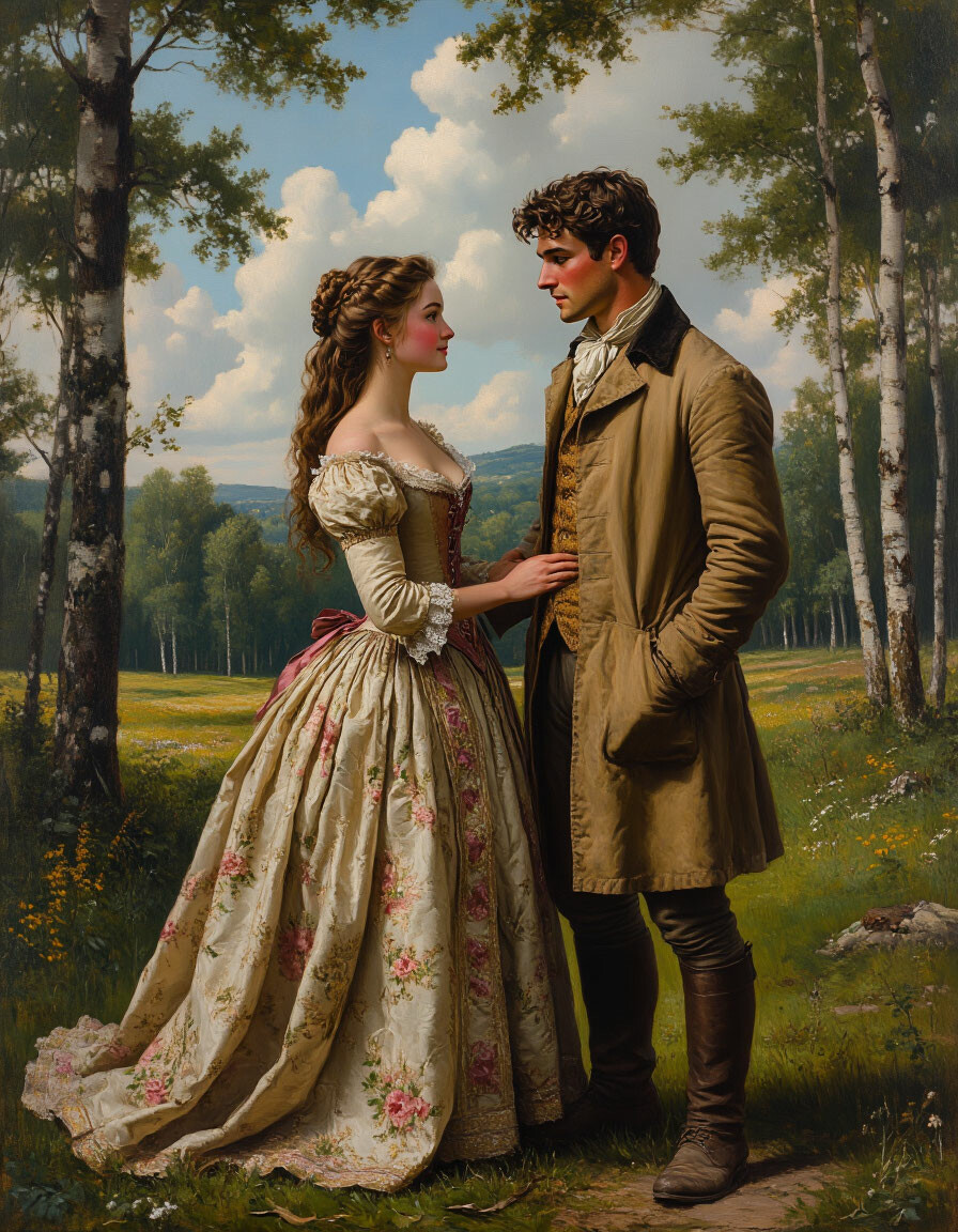 Баронесса Шеба и любовник-лесник