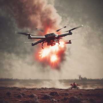 Беспилотник в небе