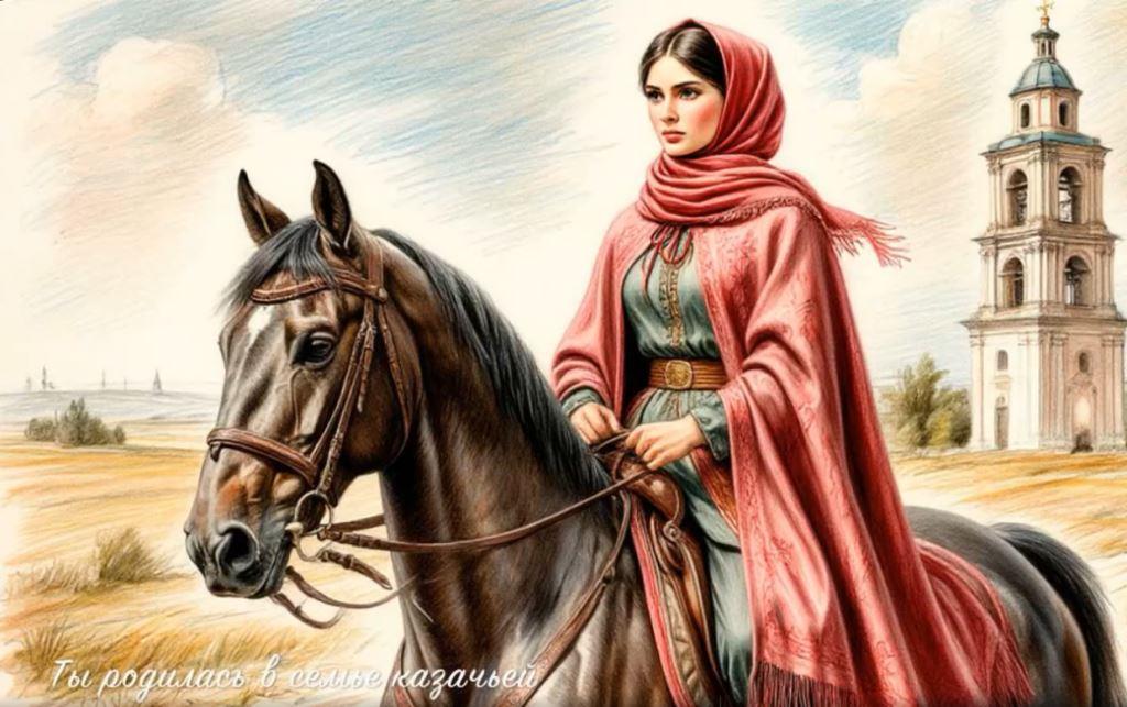 Ты родилась в семье казачьей