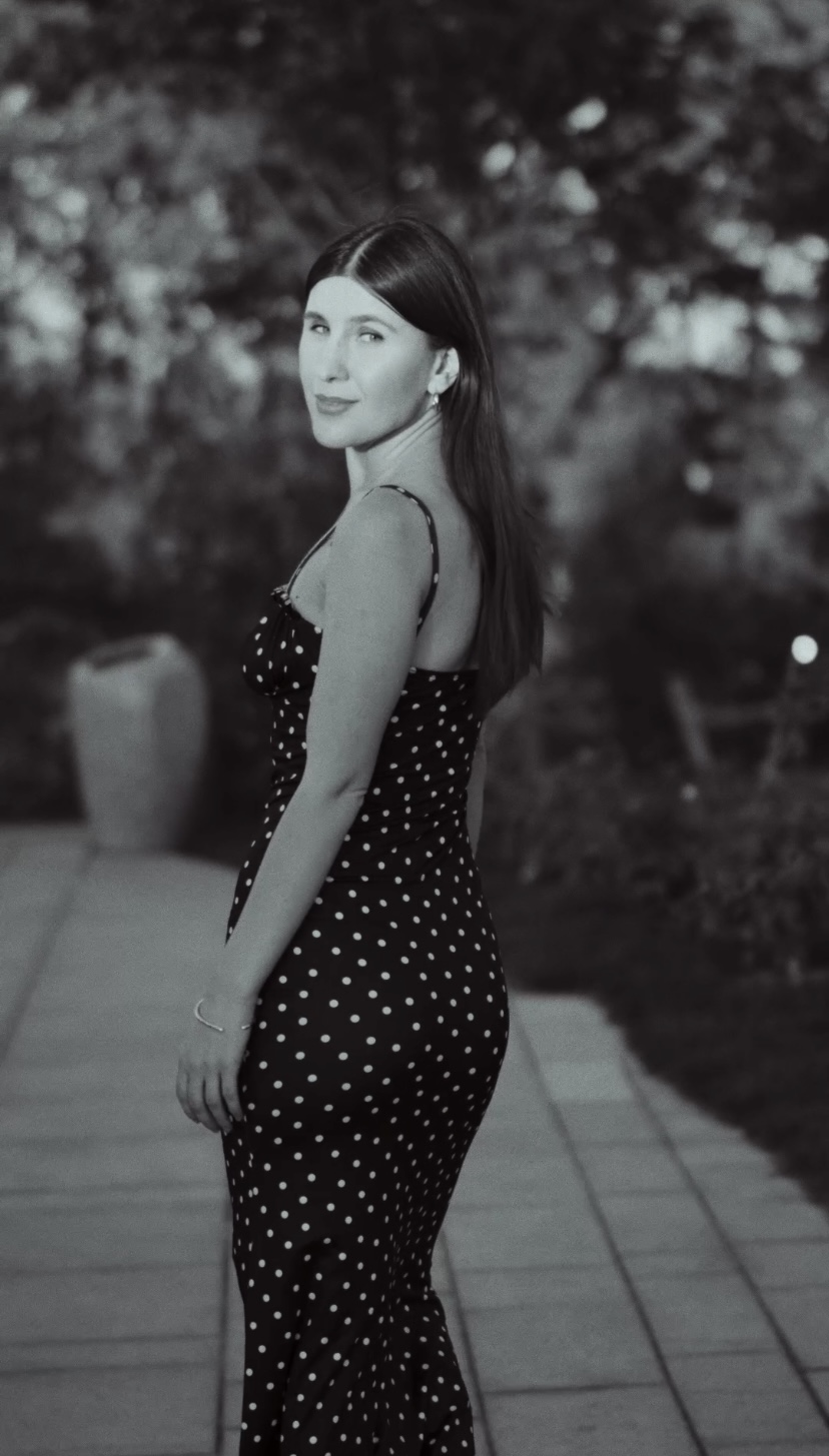 Платье в горошек