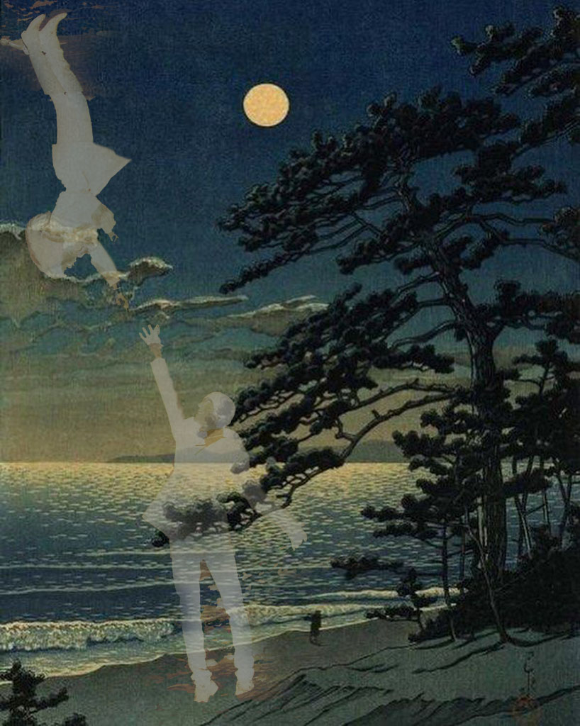 Луна так тянется к морю