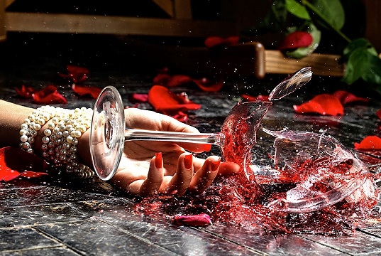 Прошедшего осколки