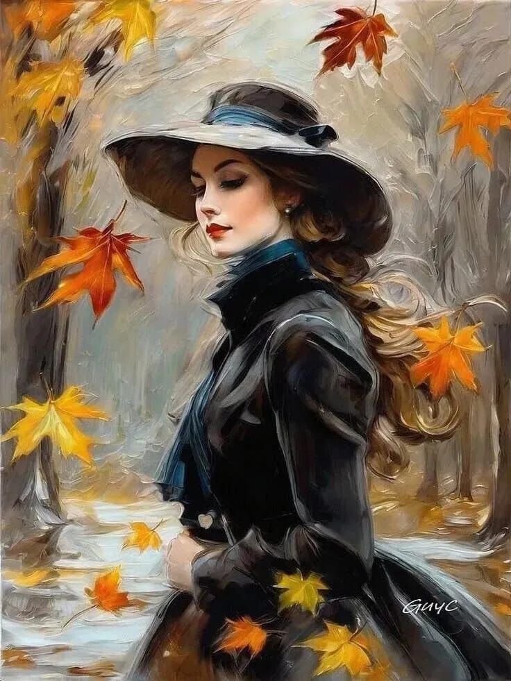 А ты на осень всё-таки похожа