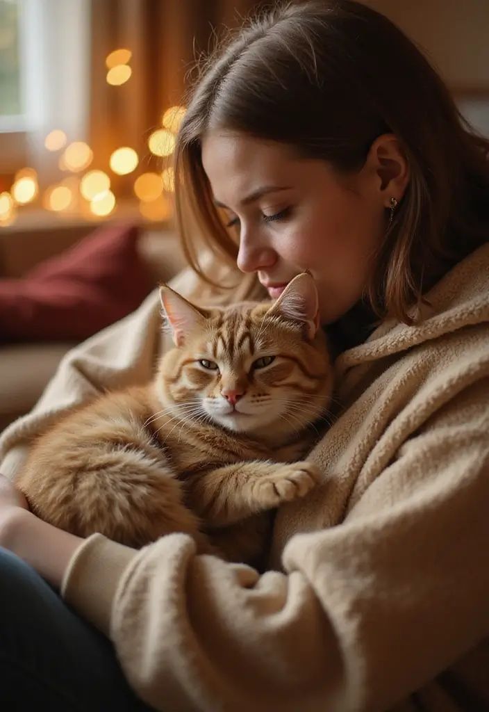 Тёплый кот