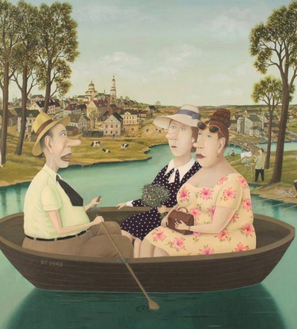 На речке встреча tet-a-tet