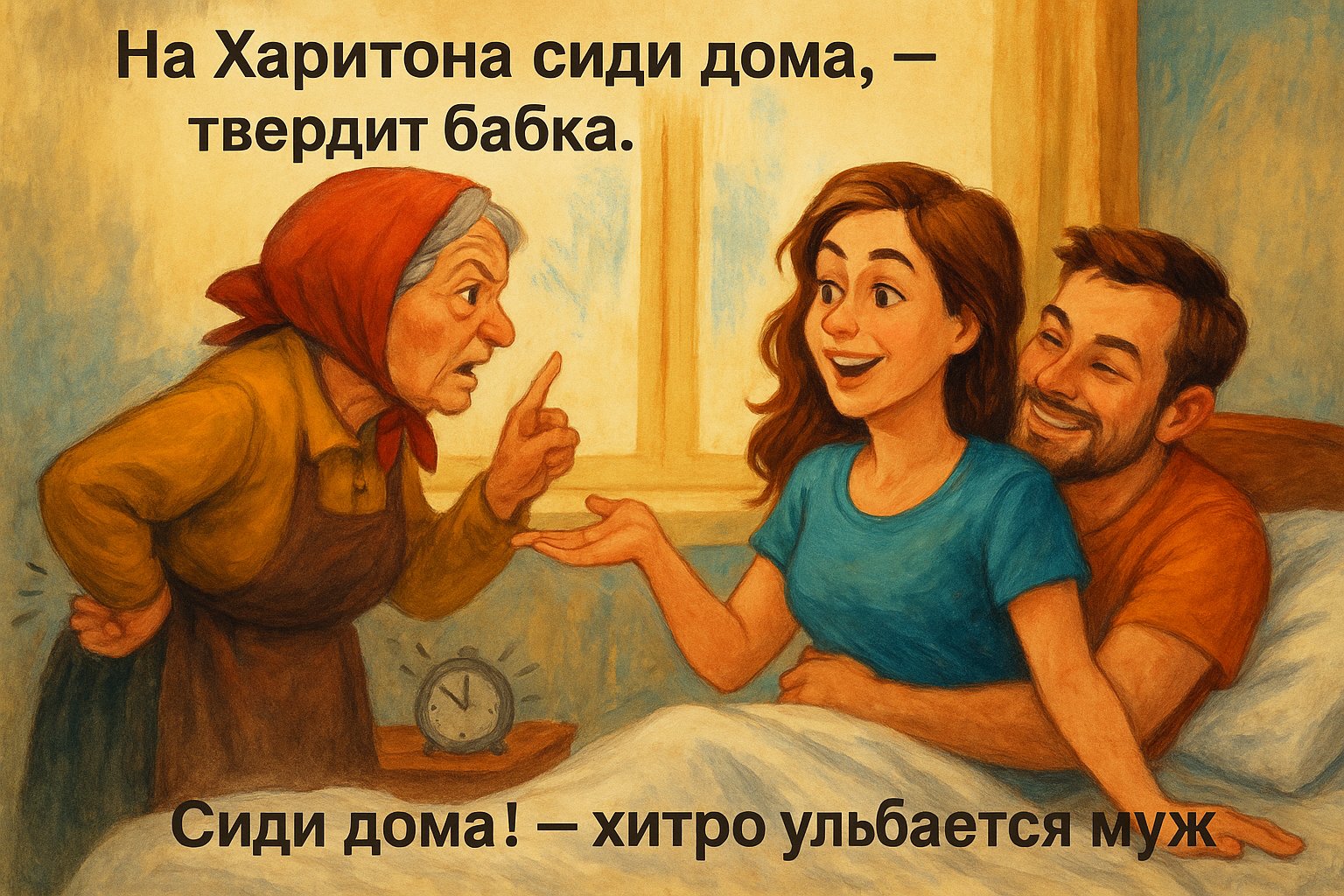 На Харитона сиди дома