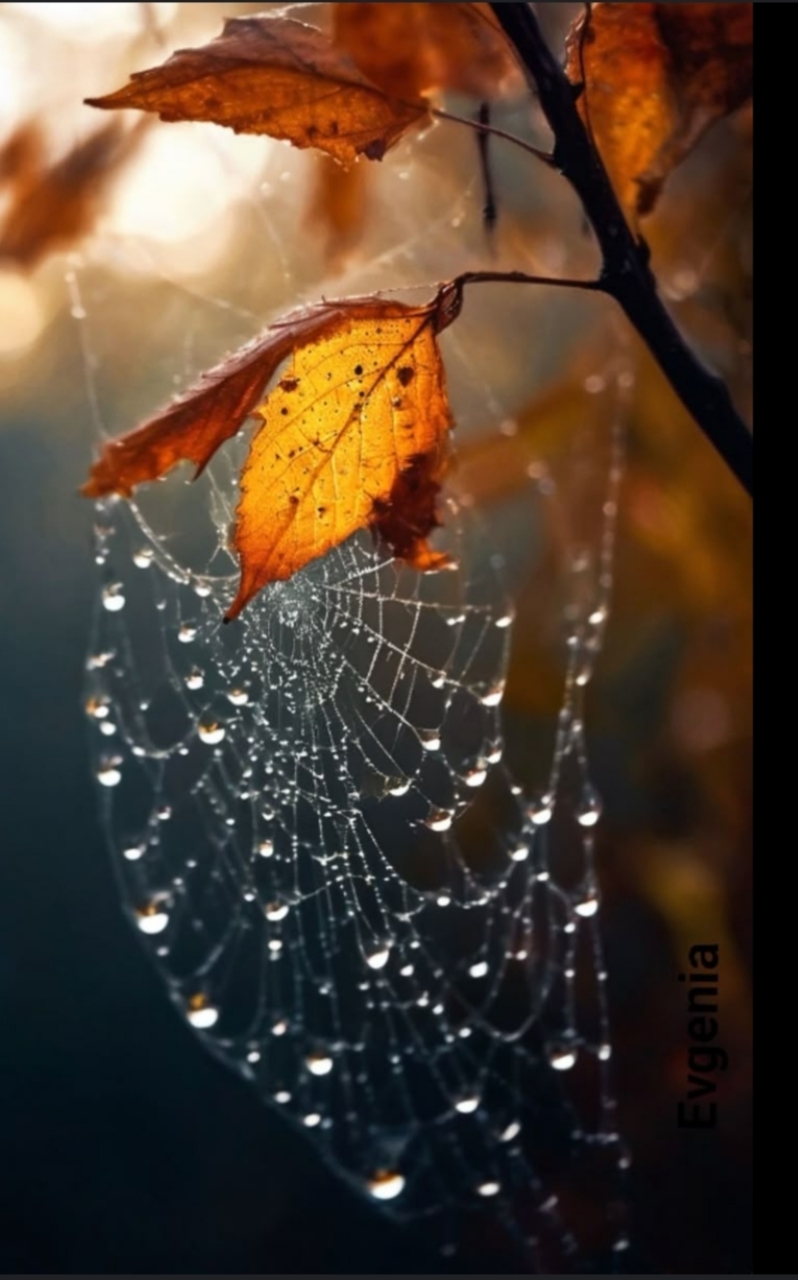 Шёлк на ресницах осени