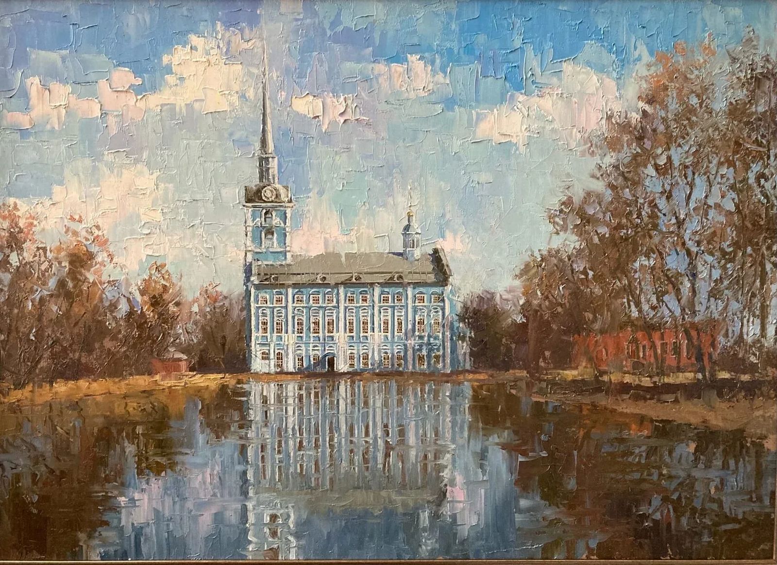 Я вижу в парках спящие аллеи