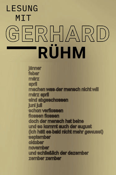Gerhard Ruehm - jaenner feber maerz