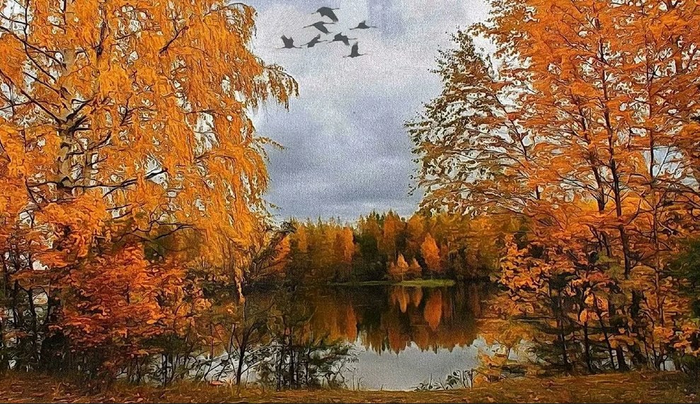 Октябрь шагает по планете