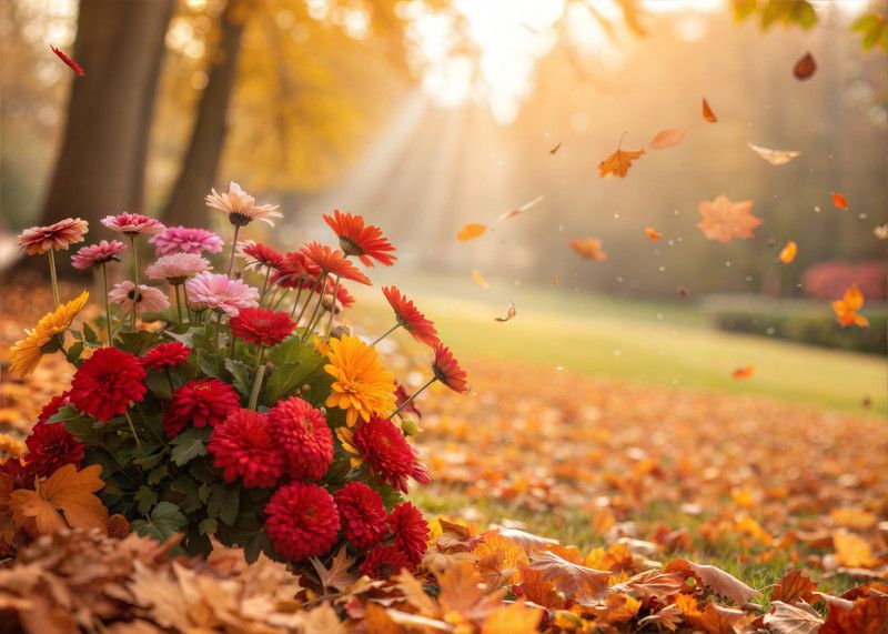 Осень разбудила на заре рассвет