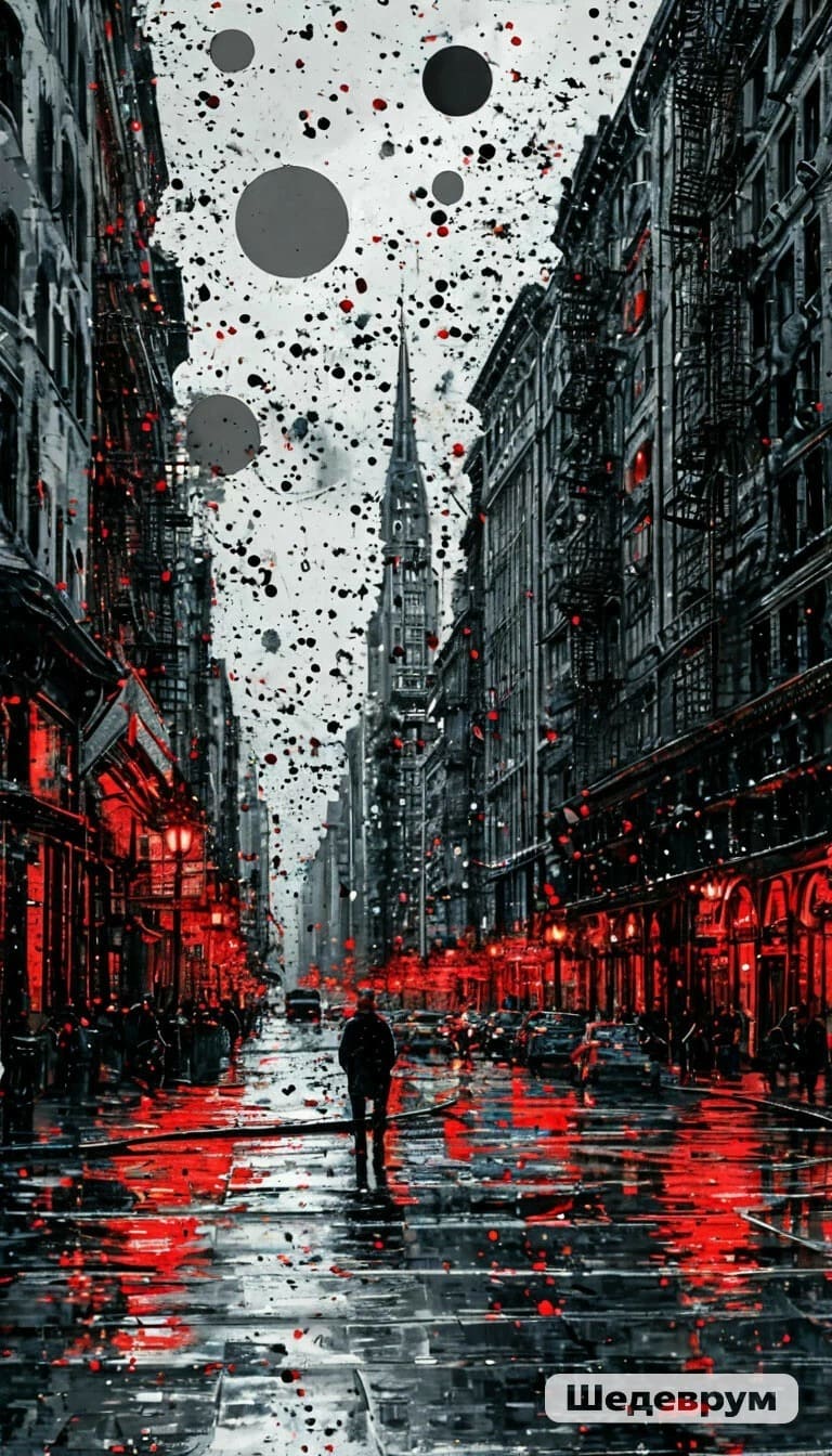 В стеклянных венах города