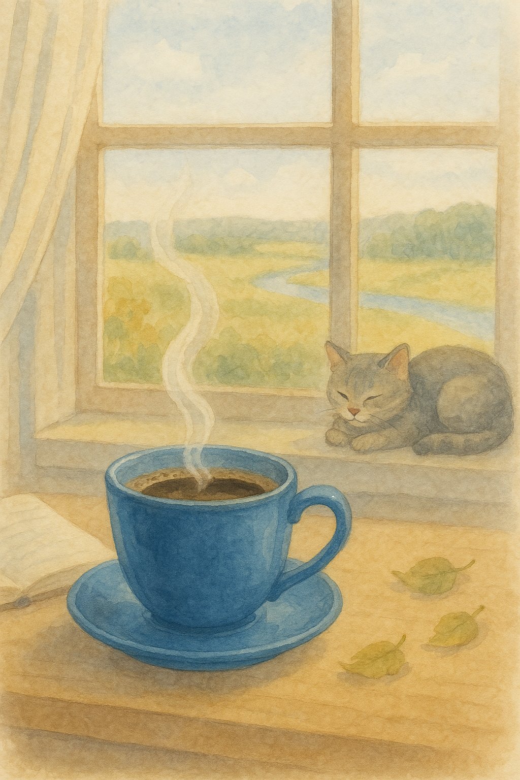 Синяя чашка