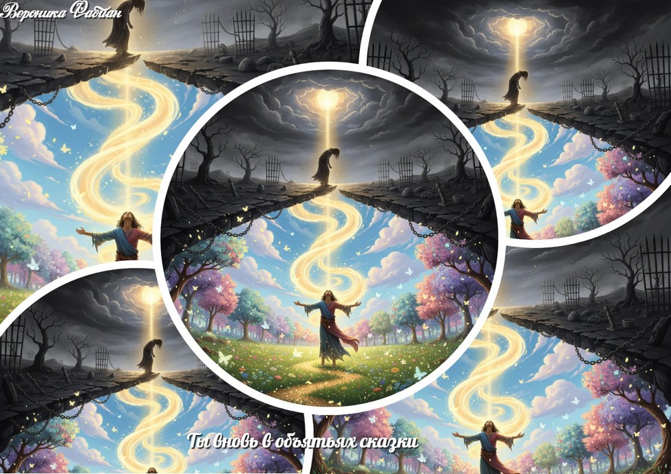 Ты вновь в объятьях сказки...