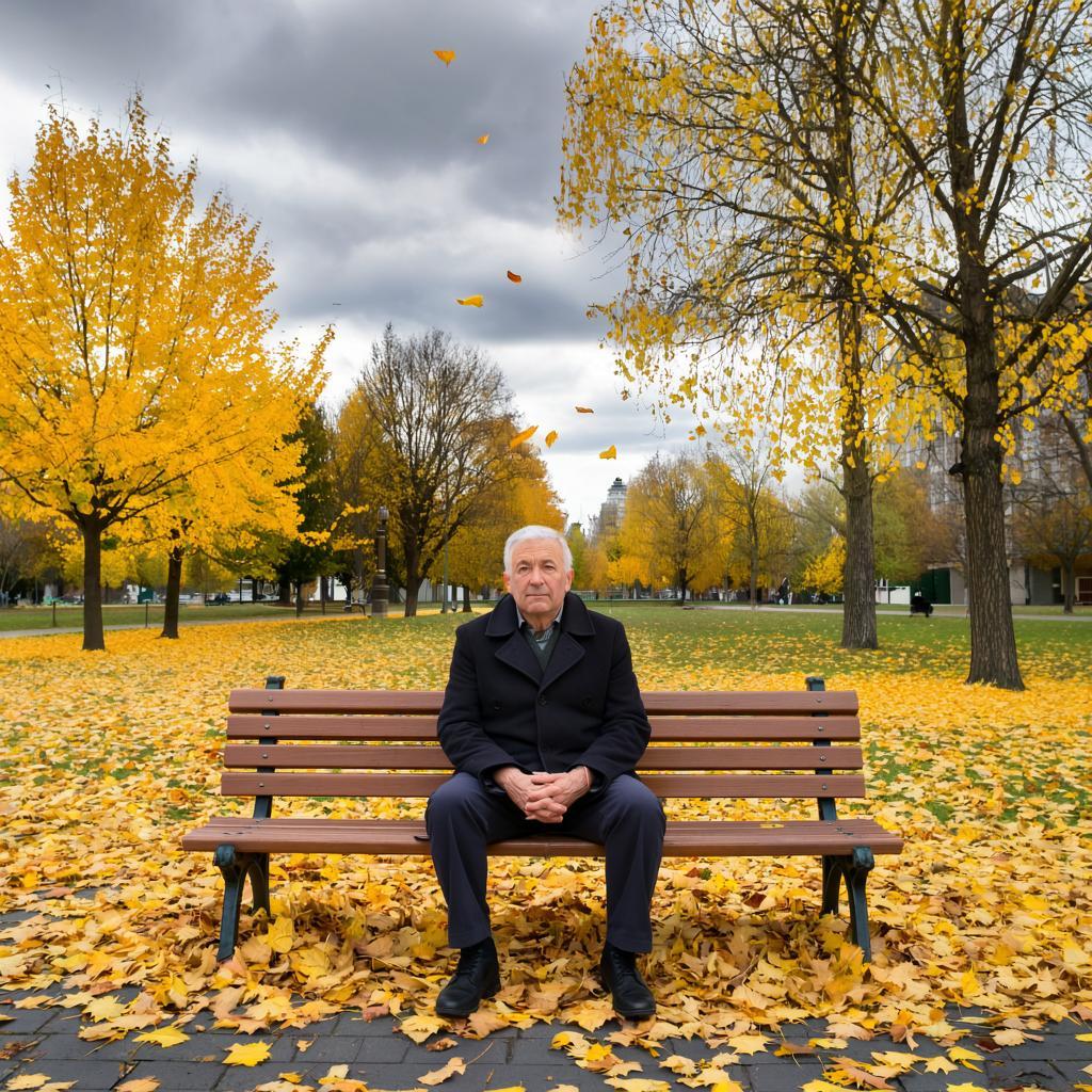 Я любуюсь осенним искусством