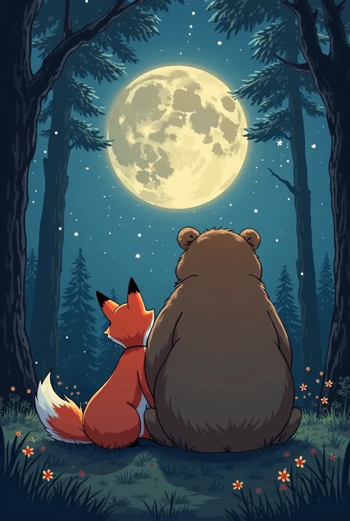 Медведь и лисица