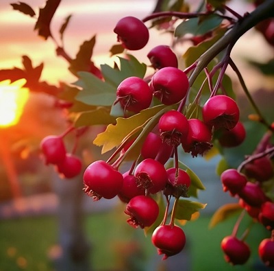 Боярышник и солнце, 25. 09. 2025