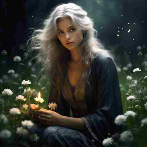 И парень в серебре волос