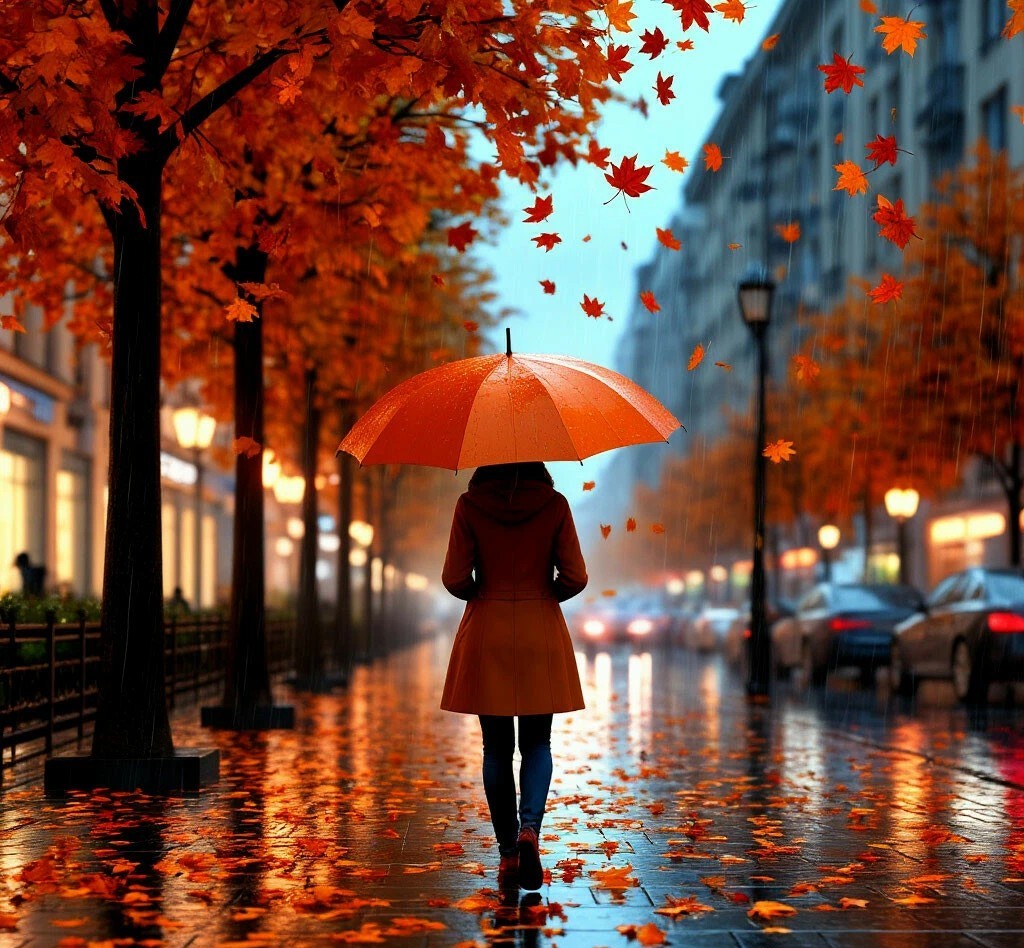 Вечерняя прогулка с Осенью