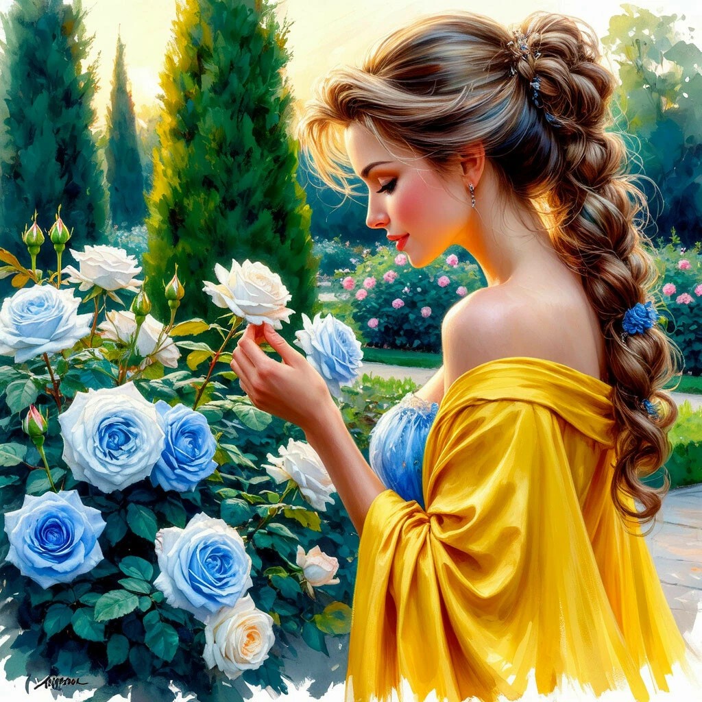 Роза как стыдливая девчонка