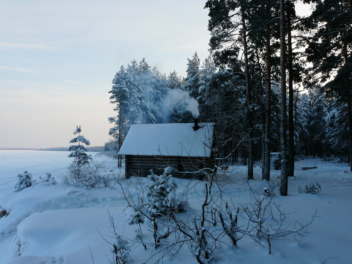 Пушистый снег
