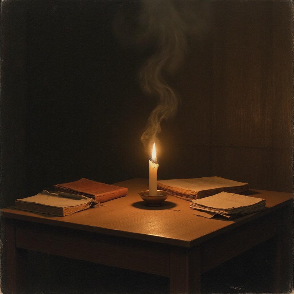 Свеча горит