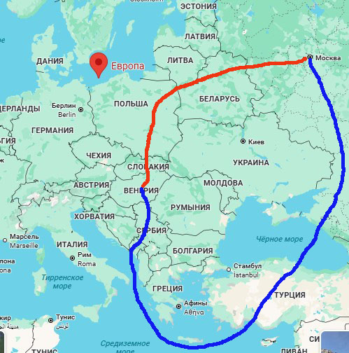 Маршрут в Будапешт