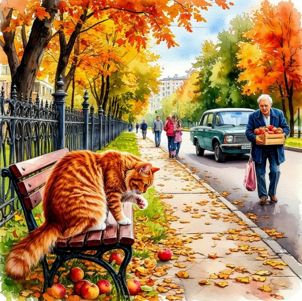 Осенняя акварель