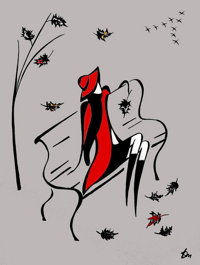 Ярко цвели хризантемы