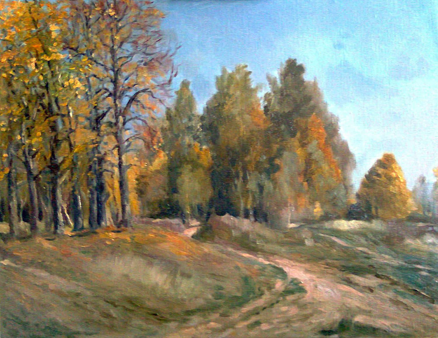 В небе цвета синей гжели...