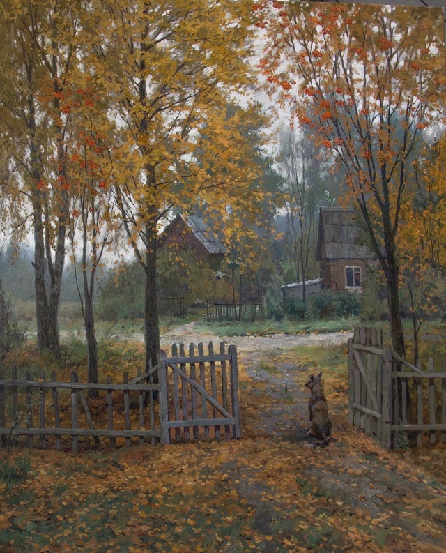 Мне красиво. Картина С. Брусилова