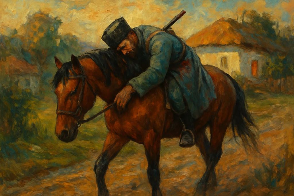 Смерть казачья в сёдлышке сидит