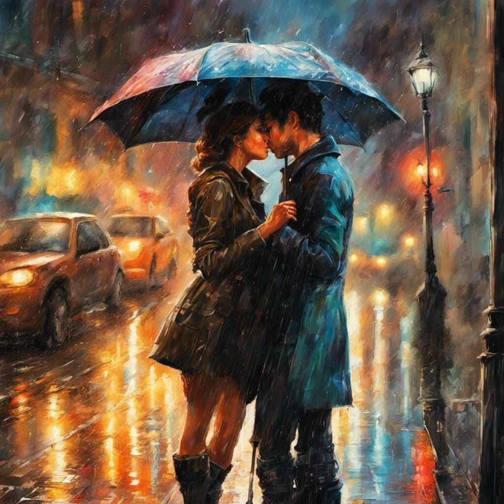 Проливает осень слёзы