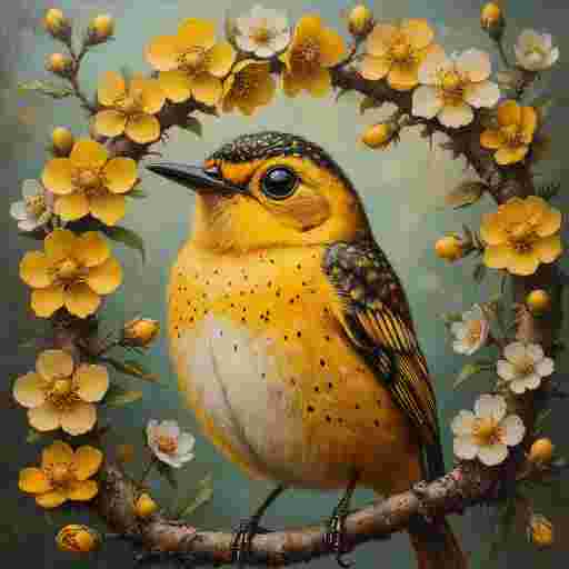 Веснушки желтые цветы