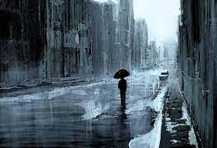 Вокруг всё сумрачно и серо