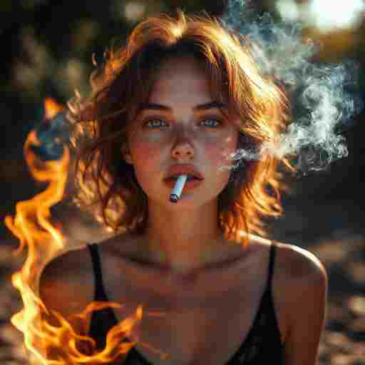 Кури с утра огонь и пепел